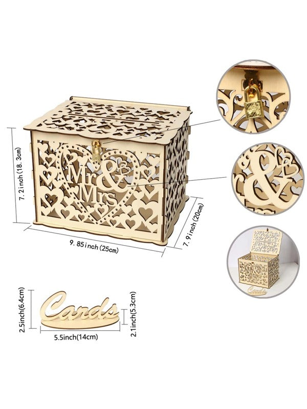 Wedding Mr & Mrs Wedding Card Box