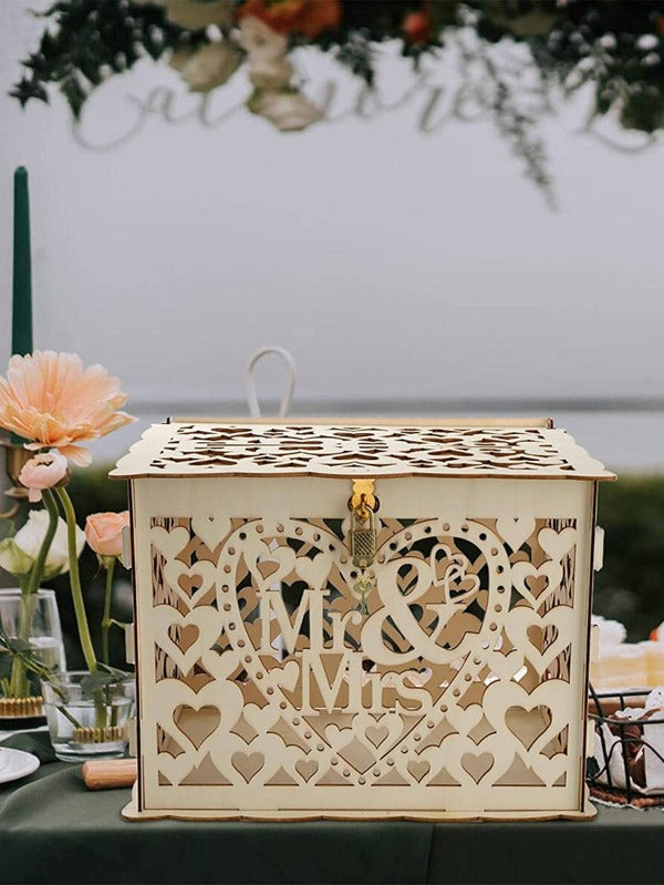Wedding Mr & Mrs Wedding Card Box