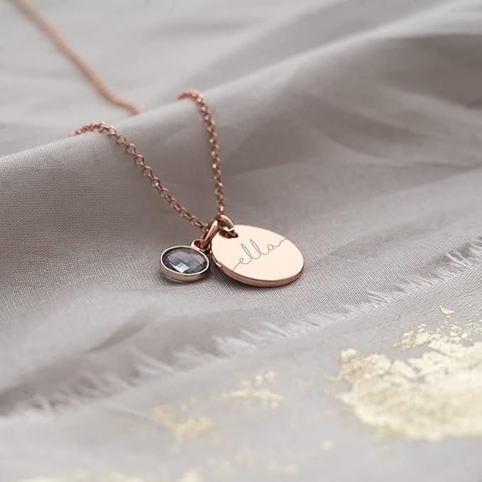 Emily Personalised Birthstone Necklace, Personalised Gift