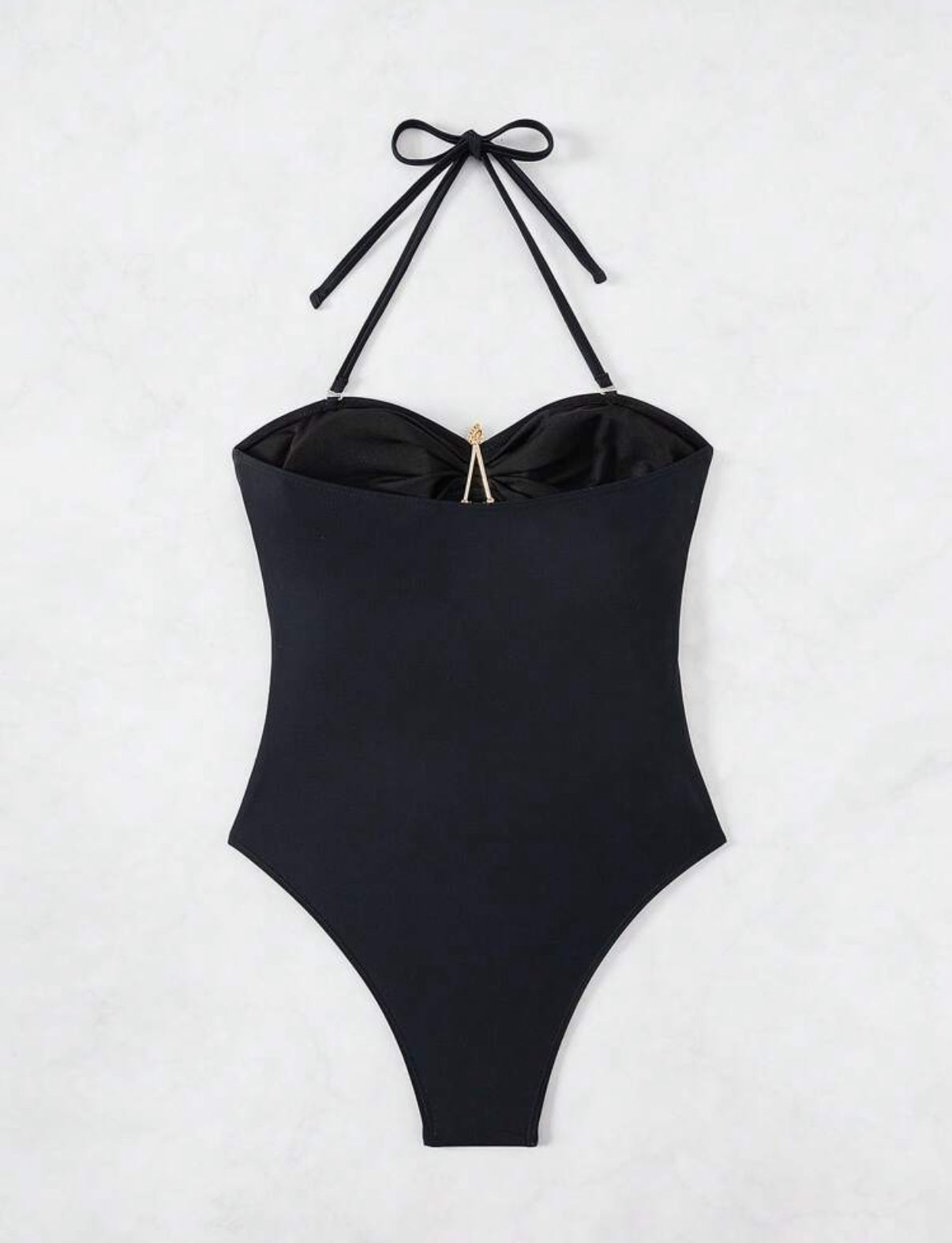 Starfish Embellished Swimsuit - Black