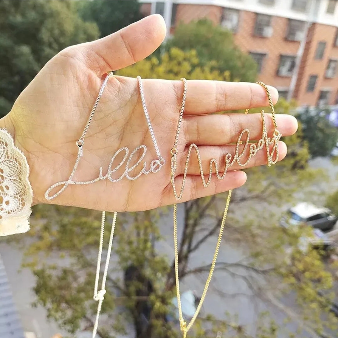 Personalised Crystal Necklace