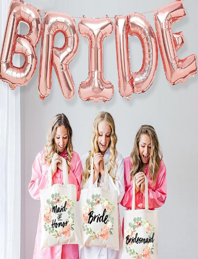 Metallic 21 Inch Bride Balloons