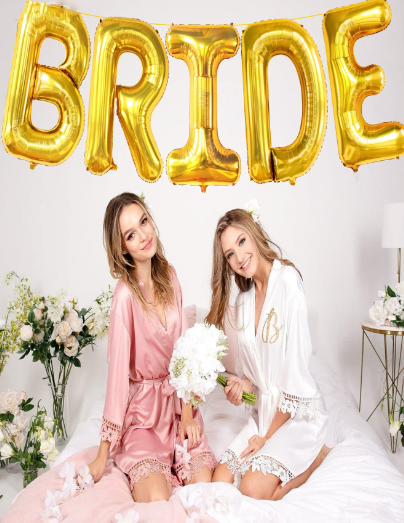 Metallic 21 Inch Bride Balloons