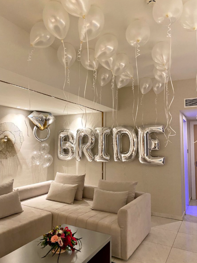 Metallic 21 Inch Bride Balloons
