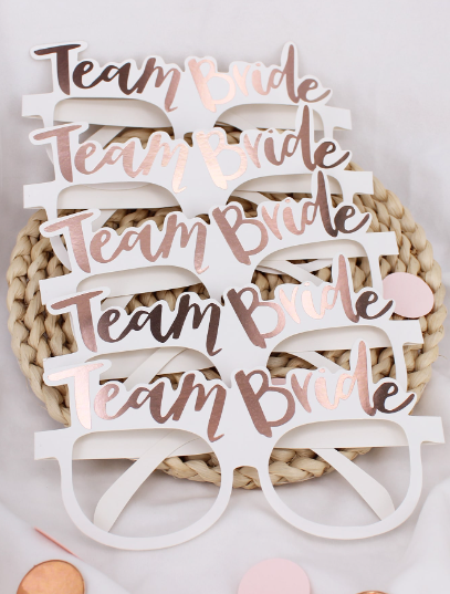 Team Bride Prop Glasses 6pk