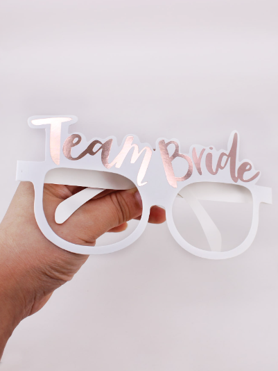 Team Bride Prop Glasses 6pk