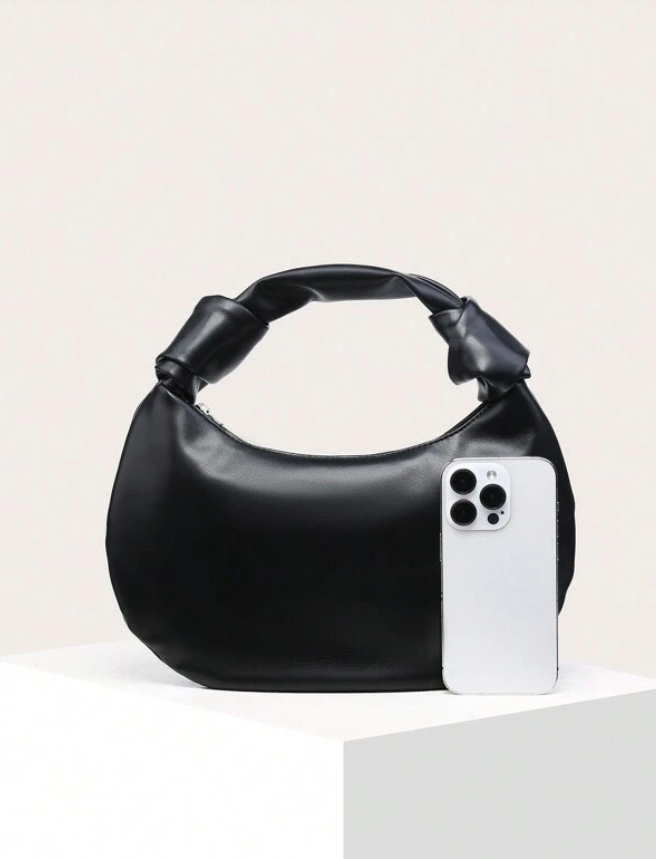 Black Hobo Handbag