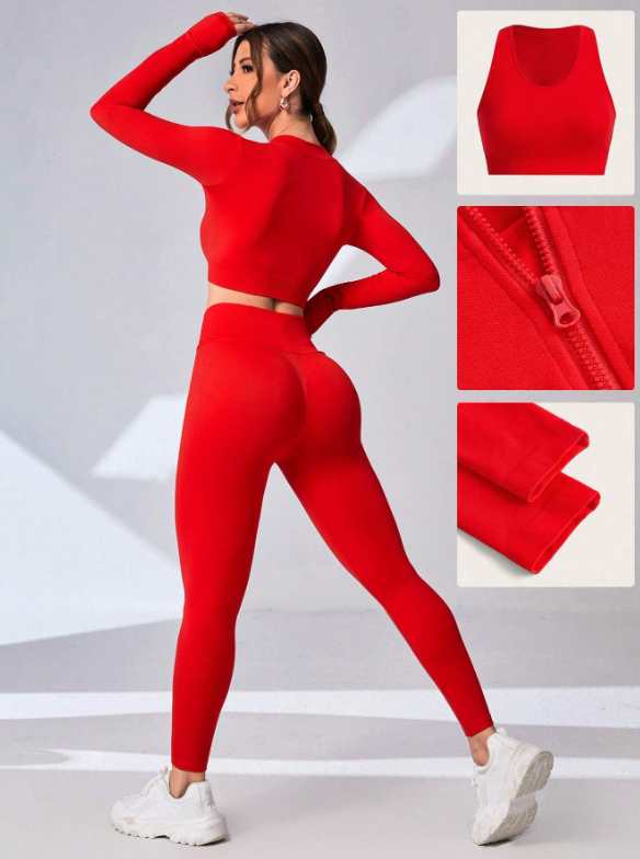 Gym Bunny Red Coby 3 Piece Gym Set JCS Company