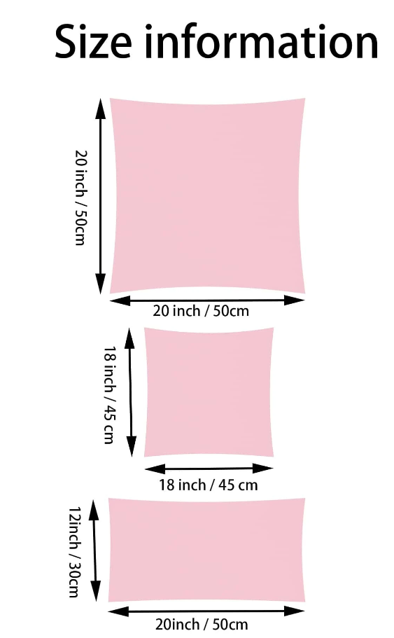 Pink Bubble Pillow Cushion Cover