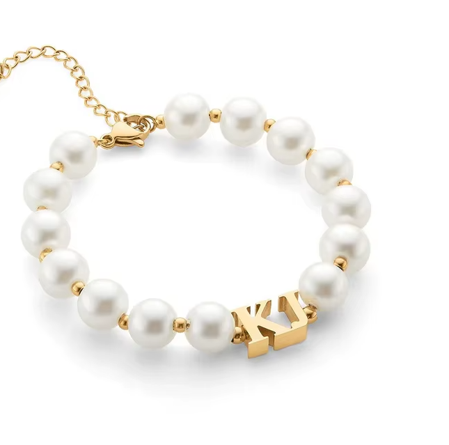 Felicity Personalised Initial Pearl Bracelet