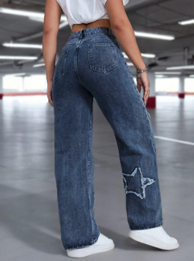 Dark Denim Star Jeans