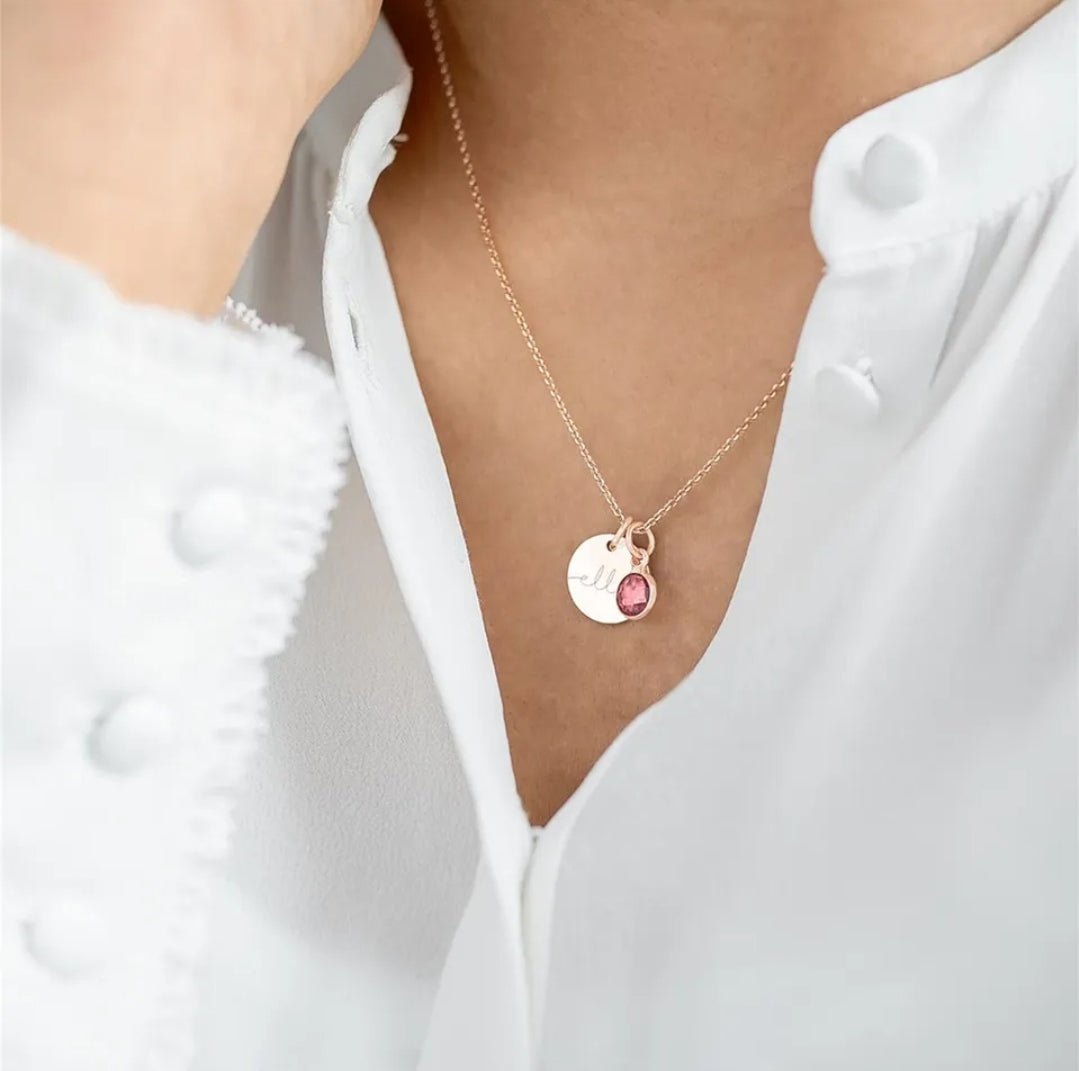 Emily Personalised Birthstone Necklace, Personalised Gift
