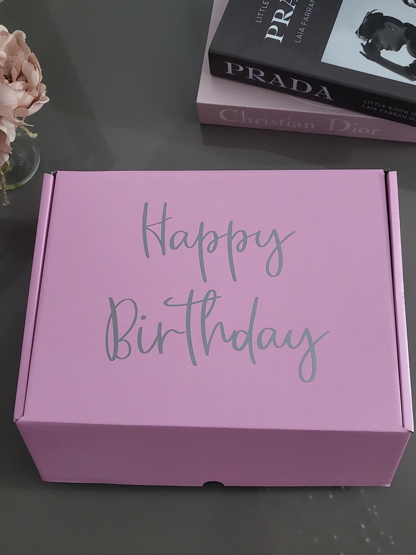 White Personalised Satin Short Pyjama Set Gift Box