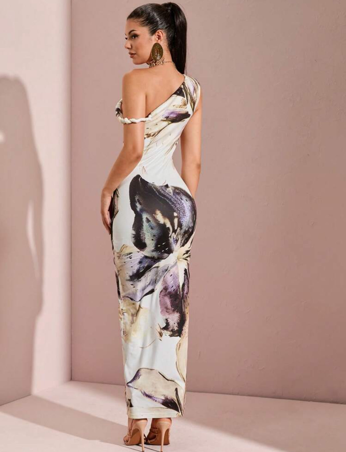 Black Floral Maxi Dress