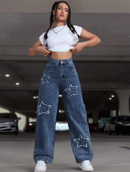 Dark Denim Star Jeans